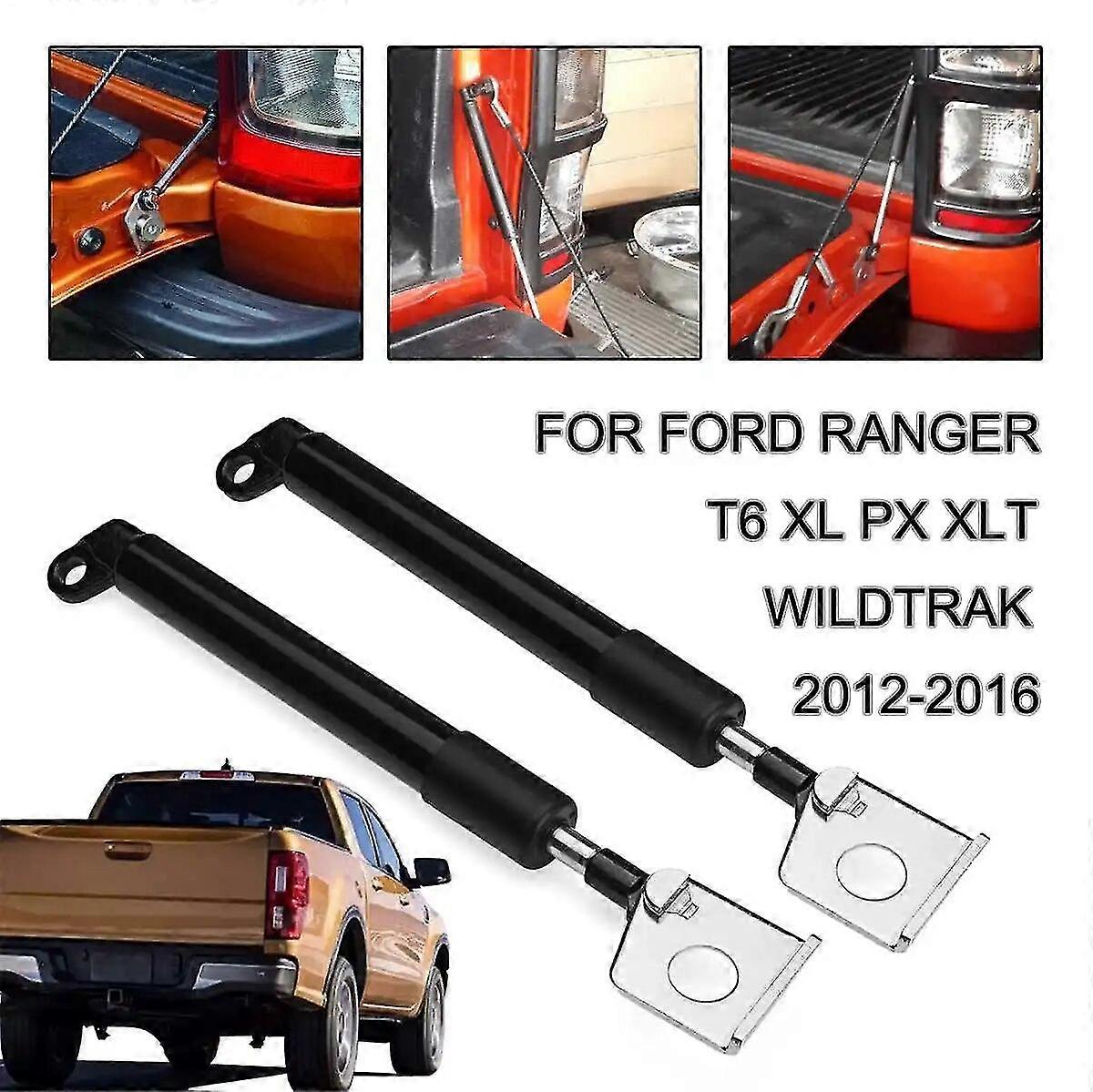 フォードレンジャーT6 T7 XL Px XLT 2012-2016用2pcs車のテールゲートトラックショックテールゲートガスストラットバーガススプリング