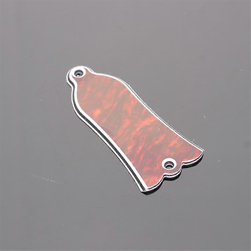 2 hål klockformad dragstångstäckplatta Scrollplatta för Gibson LP SG Flying V ES gitarr, snabb leverans