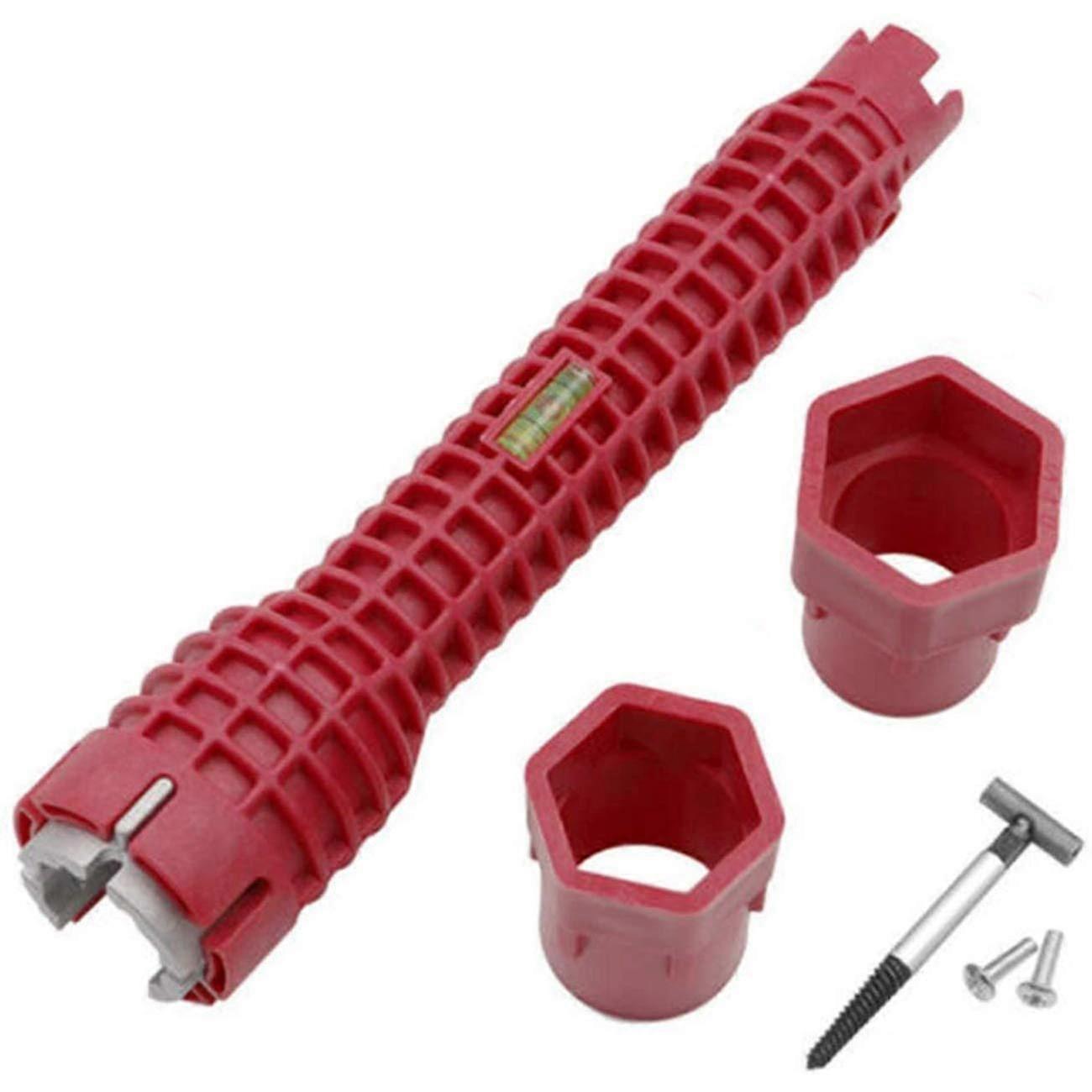 (8-in-1)multifunction Faucet & Sink Installer Wrench Plumbing Tool Water Pipe Spanner For Toilet Bowl/sink/bathroom