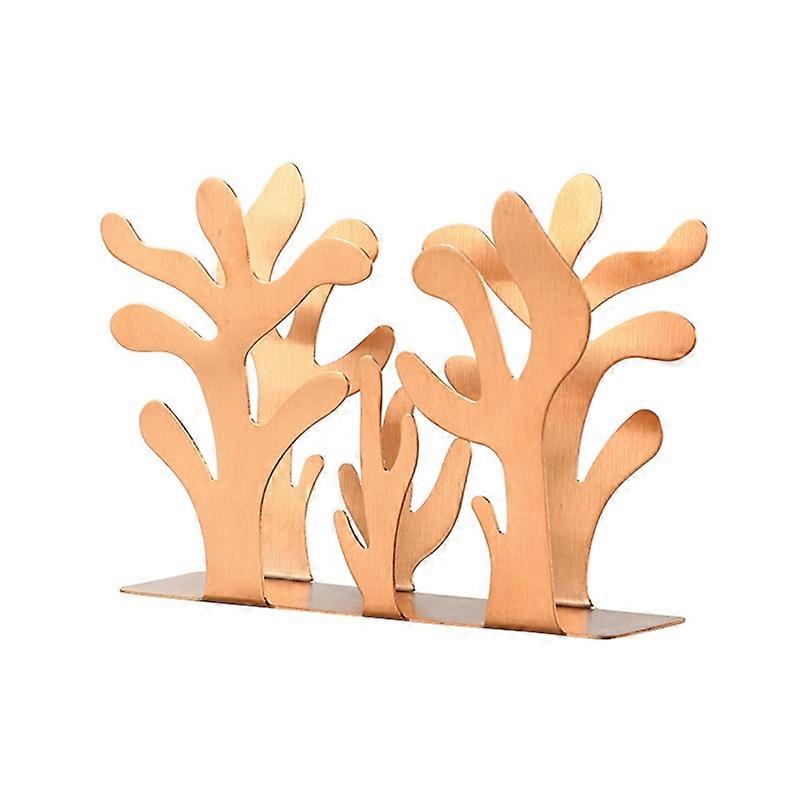 Napkin Holder Tree Shape Decorative Stainless Steel Small Human Tableware Pattern Serviette Rack Table Decor