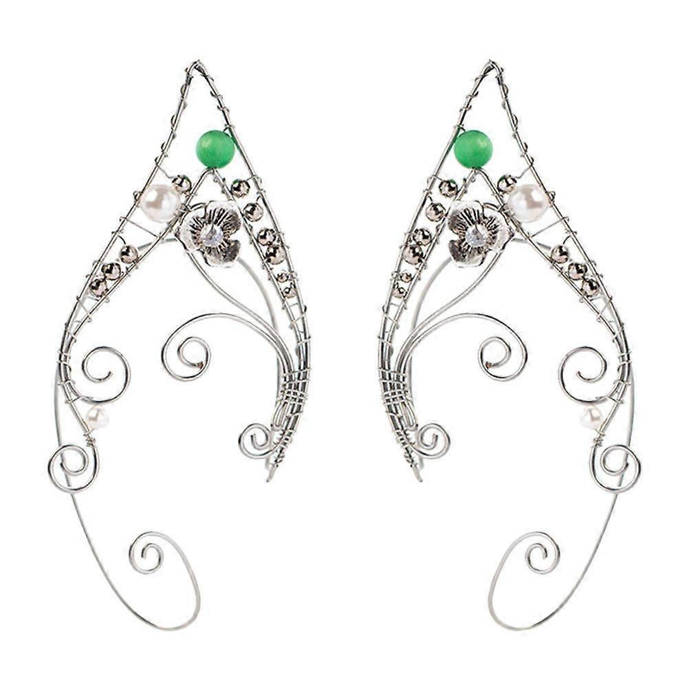 1 זוג חפתים אוזניים Elf קליפ אוזניים עדין Elf על עגילים אביזרי אוזניים