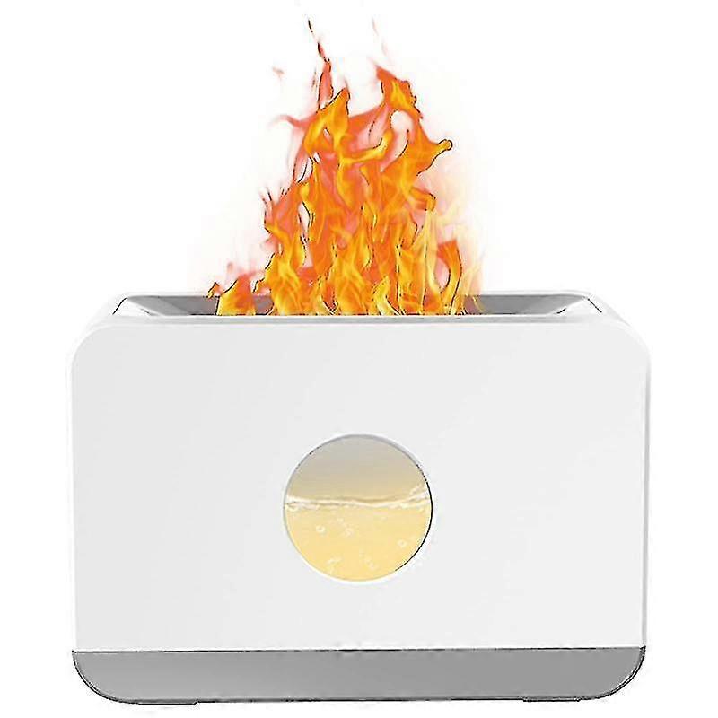 Flame Diffuser, Essential Oil Diffuser With Flame Light Air Humidifier 220ml Aroma Diffuserfor Home