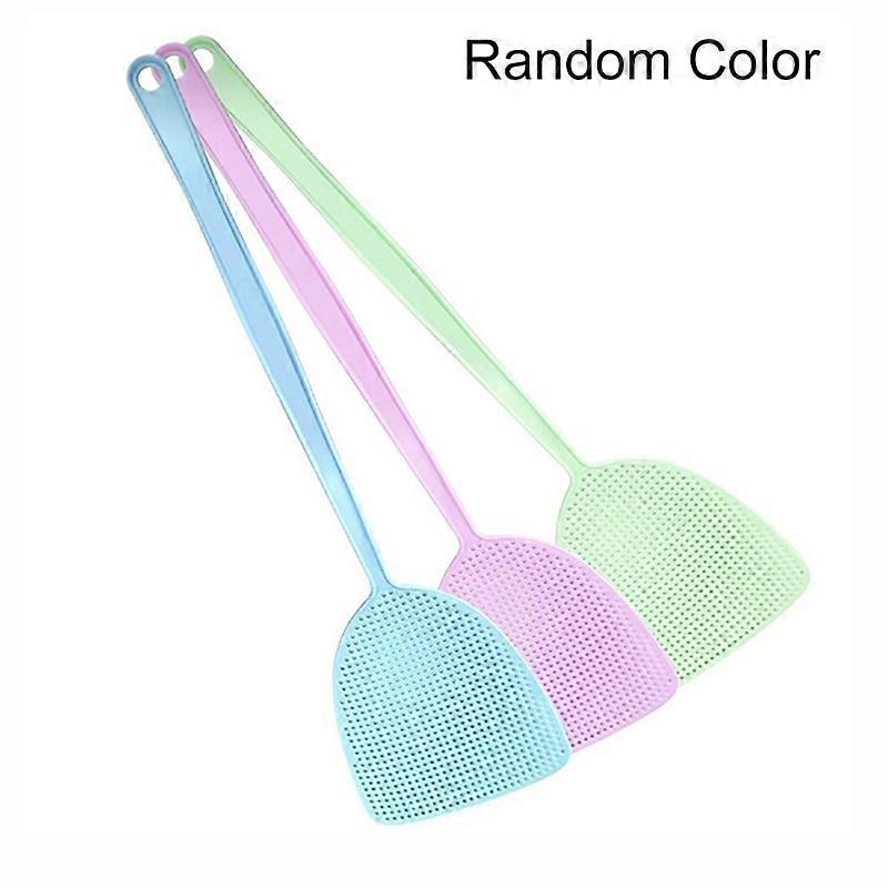 3Pcs Summer Home Plastic Long Handle Fly Swatter Bug Mosquito Killer Slap Tool JIKAIX