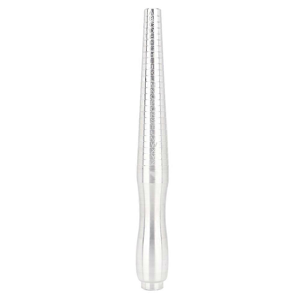 Solid Metal Finger Gauge Ring Mandrel Sizer Measuring Sizing Stick Jewelry Tool