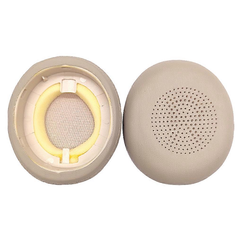 Jabra ELITE 45H Evolve2 65イヤホンクッションパッド用プレミアムレザーイヤーパッド