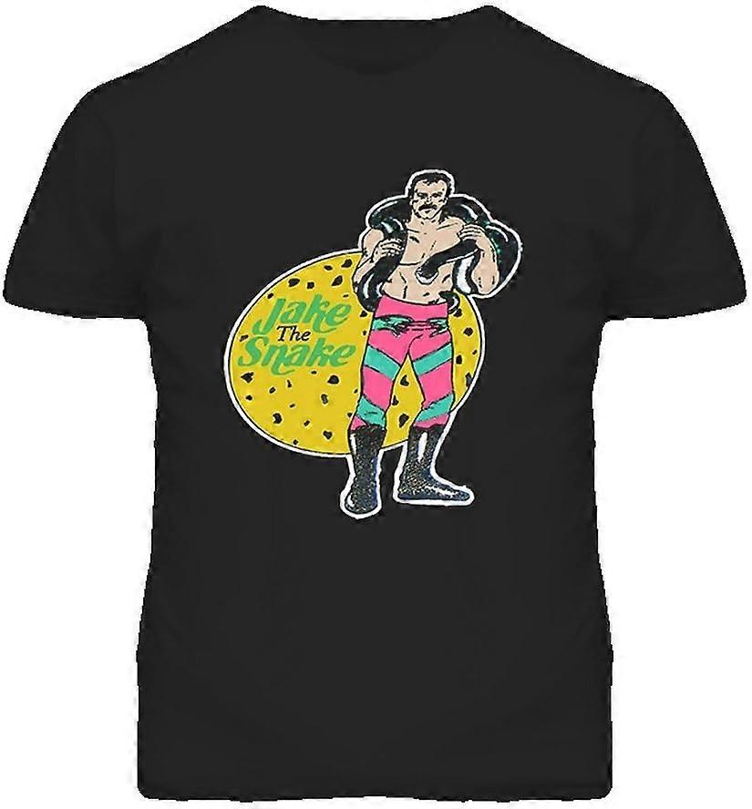 Jake The Snake Roberts 80s Retro Wrestling Tričko