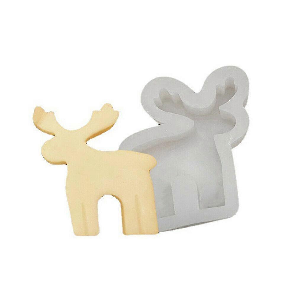 Christmas Style Elk Silicone Candle Molds