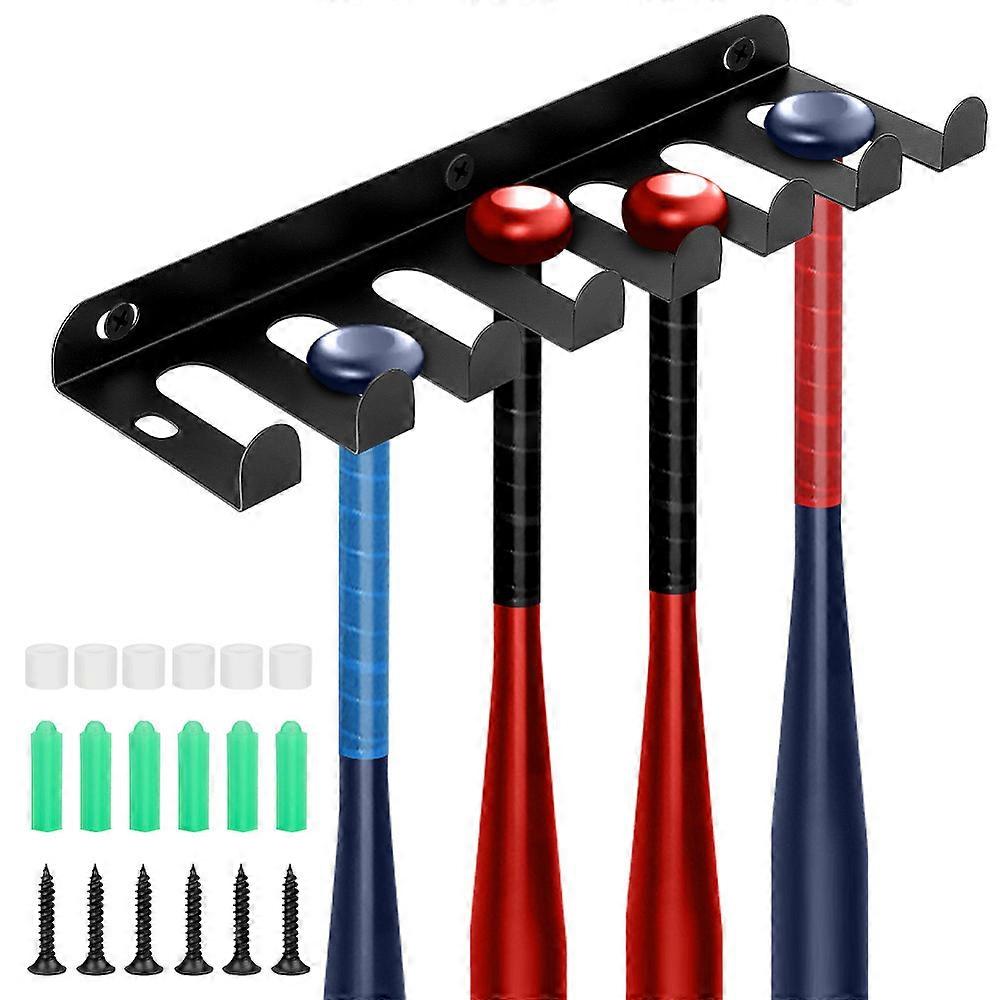 Iron Baseball Bat Display Stand with Screw and Expansion Screw None 40x11.5x3.2cm