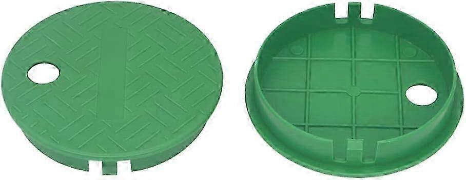 2 Pack ID 5.5" OD 6" Valve Box Lid Replacement for Sprinkler System Irrigation Circular Valve