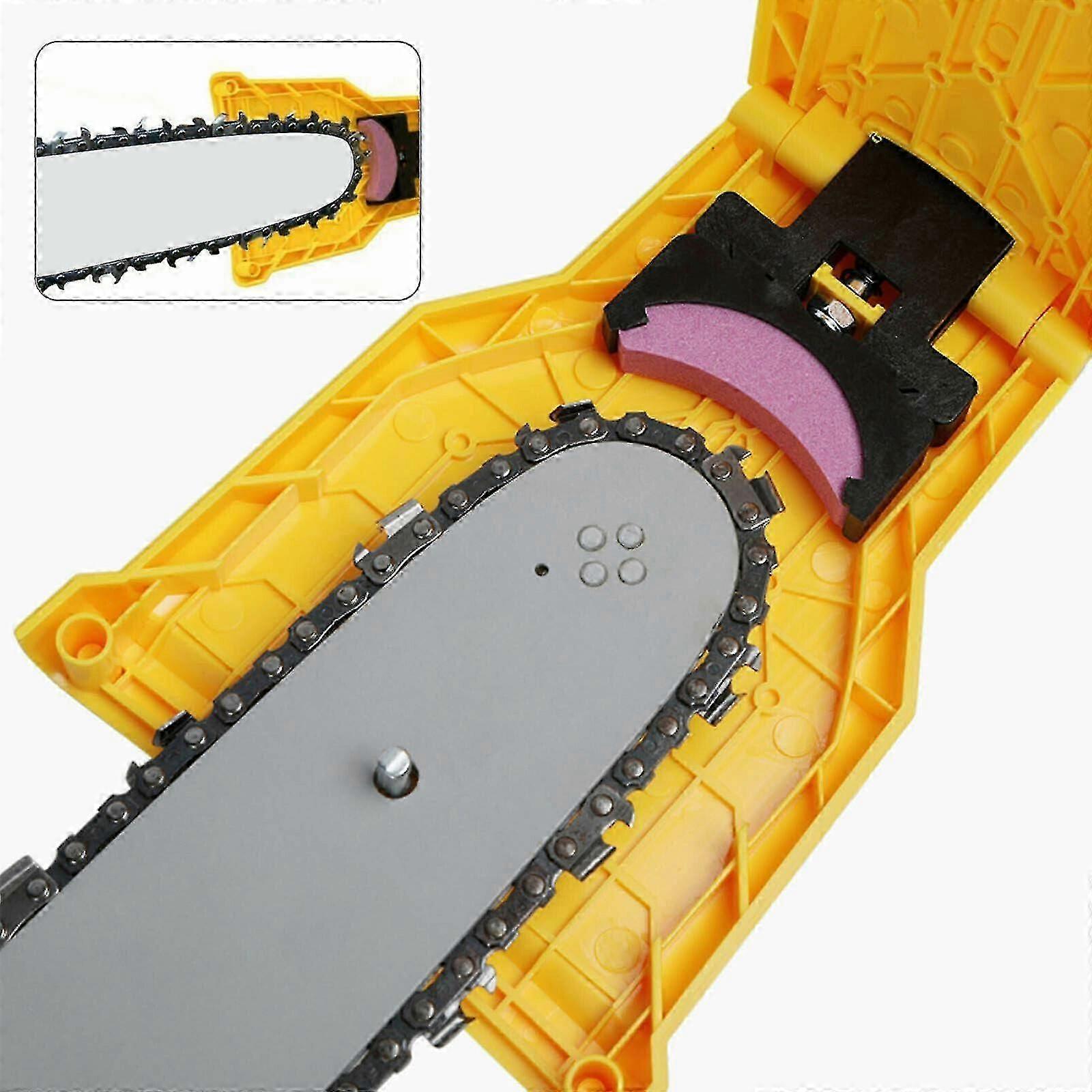 Chainsaw Teeth Sharpener Sharpens Self Bar Mount Chain Grinder Sharpening Tools