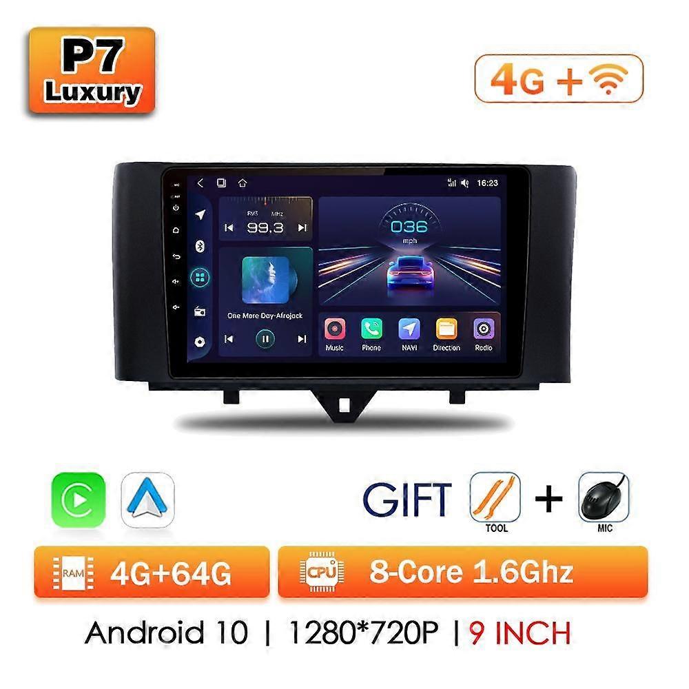 Redkid 2 Din Android 12 Car Radio For Mercedes Benz Smart Fortwo 2010-2015 Multimedia Gps Stereo Car