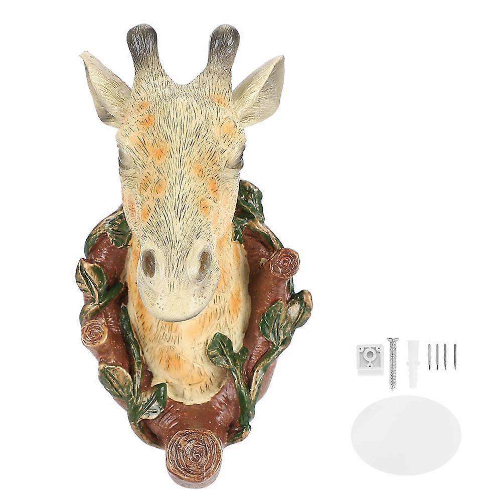 Multi Functional Household Resin Wall Mounted Clothes Hat Coat Keys Storage Hanging Hook(Retro )