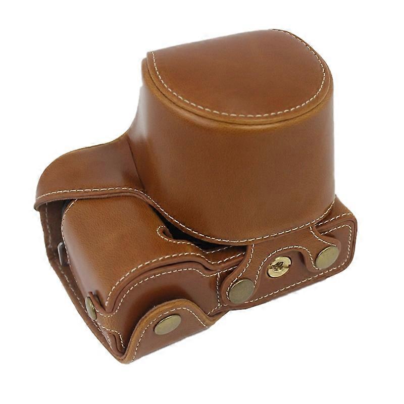 Type B PU Leather Detachable Camera Bag Battery Opening Design Protective Case Cover