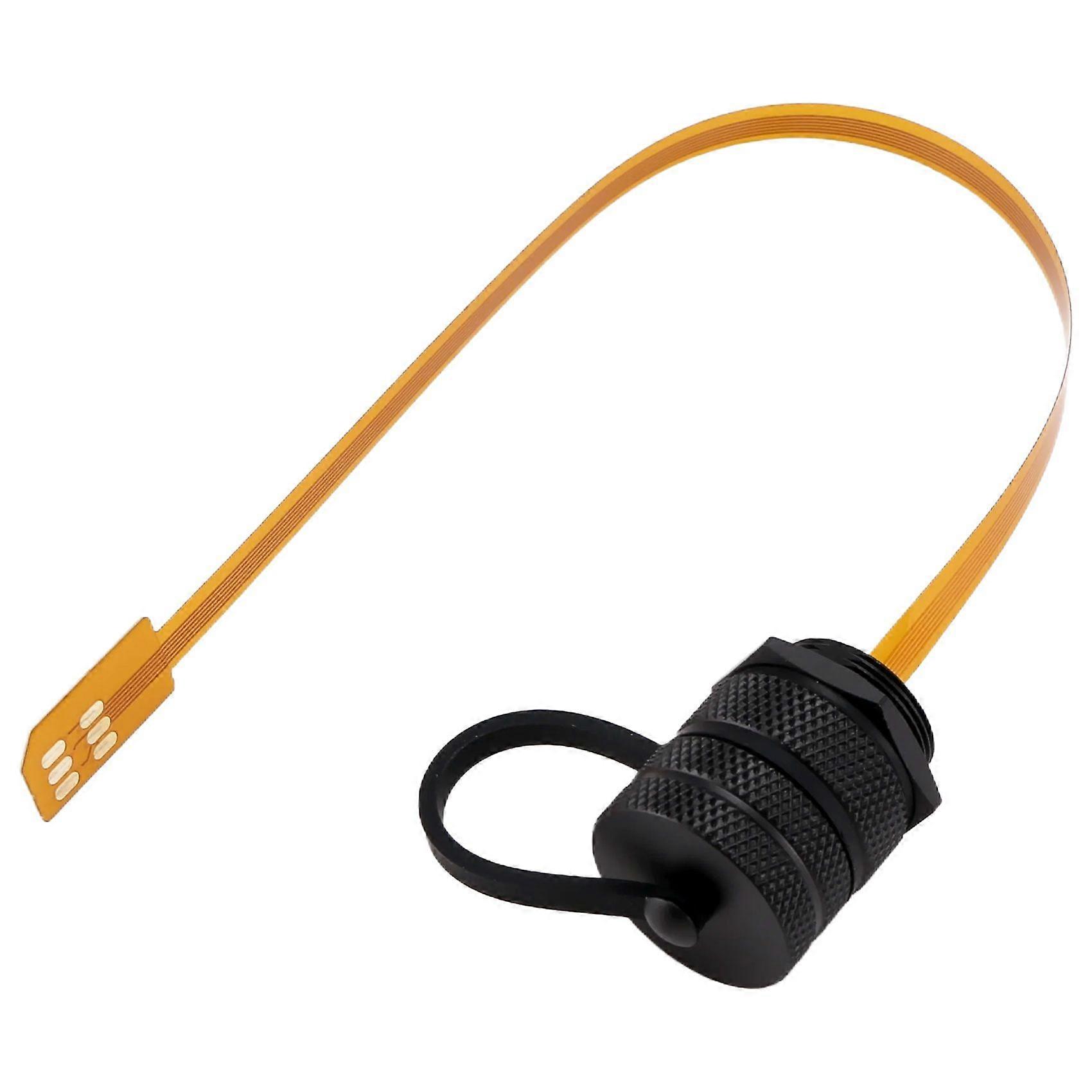 Waterproof Micro-SIM Extension Cable IP67 Micro-Sim Panel Mount Extension Cable for Cabinet Chassis