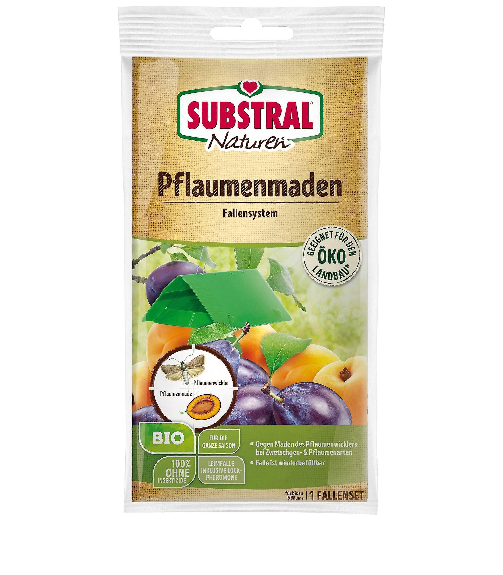 SUBSTRAL® Naturen® Plum 蛆虫诱捕器系统有机,1 套