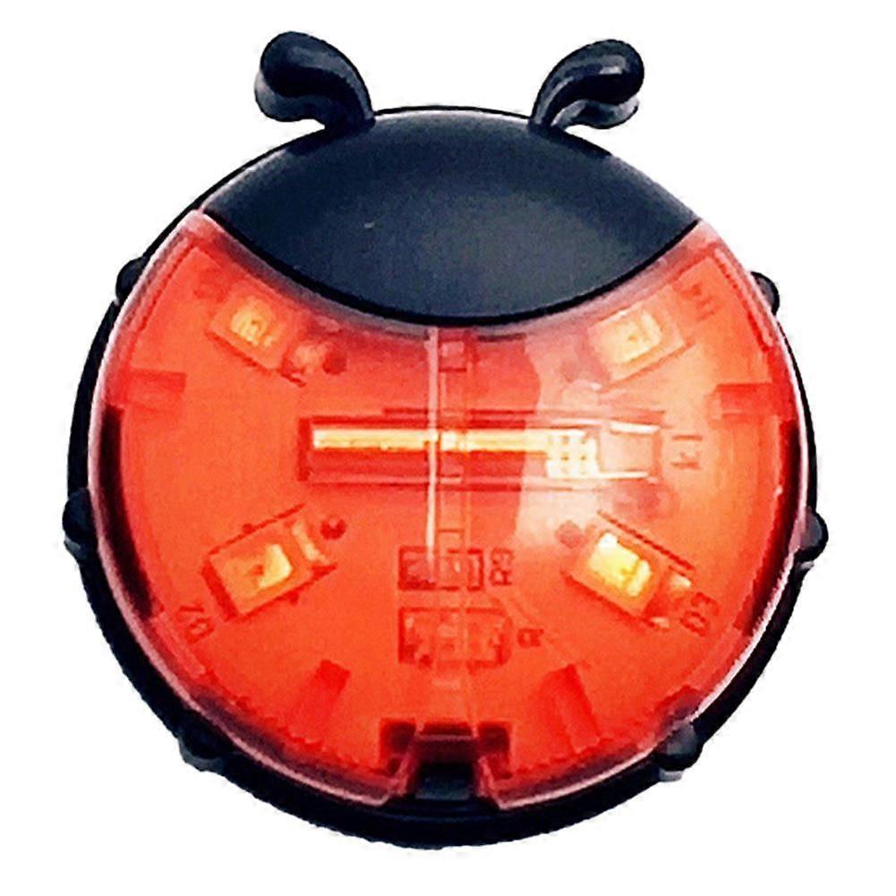 1pcs Multi-purpose Ladybug Warning Light Balance Car Flower Drum Light Bicycle Tail Light Wheel Light Bicycle Spoke Lamp red