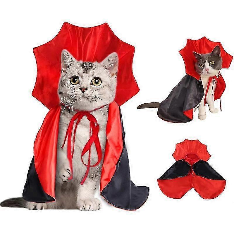 Halloween Pet Cape Cat Vampire Cloak
