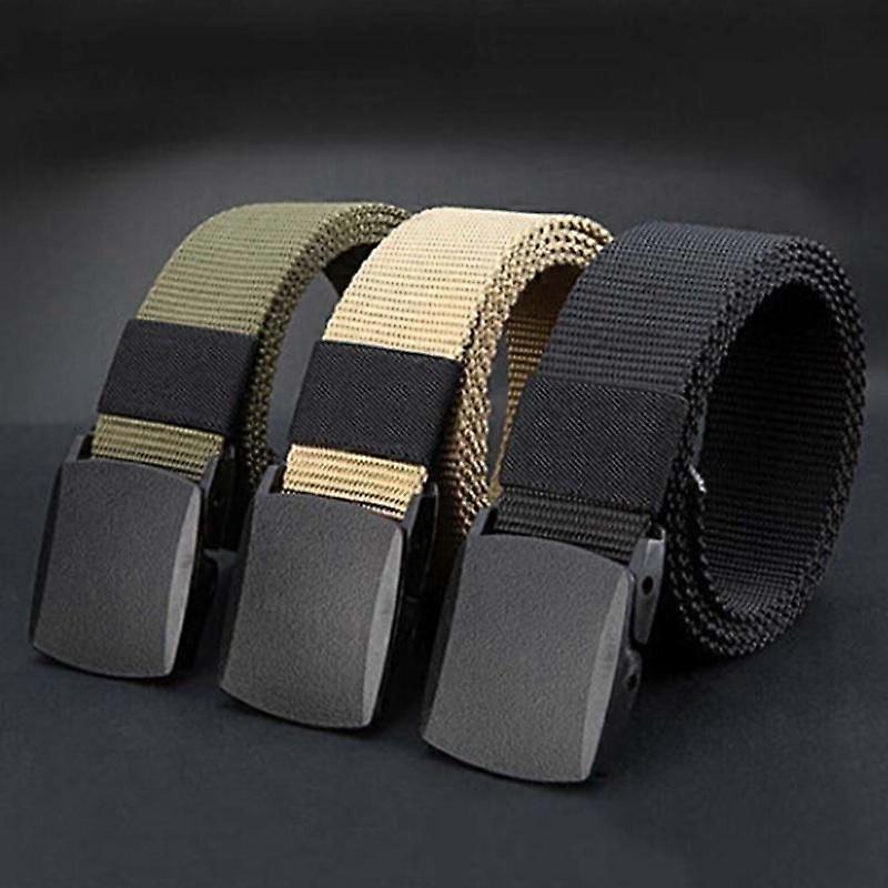 MänUtomhussporter Militär Taktisk Nylon Midjeband Canvas Web Bälte Bländande