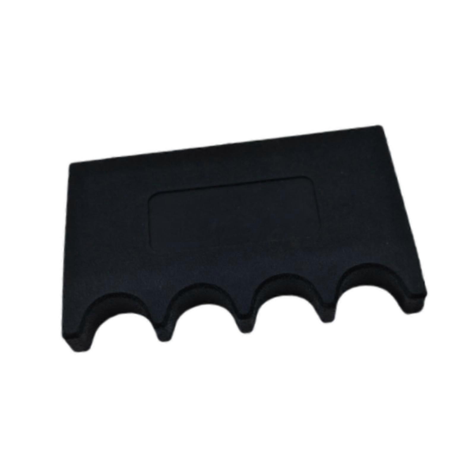 4 Queue-Pool-Queue-Halter für Tisch, kompakt, für Billardzimmer, Bar, Billardclub, Schwarz