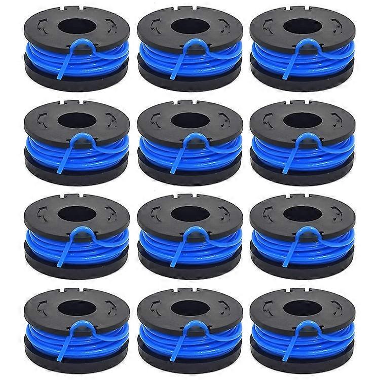 TLW-01 12Pcs Replacement Spool Mower Accessory Compatible For Harbor Freight Bauer 19115C-B 20V Cordless Mower