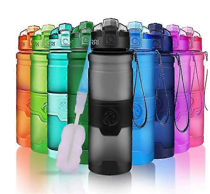 negru:Black FridaySport Sticlă de apă pentru copii, 500ml/700ml/1000ml - Plastic Tritan ecologic fără BPA, Sticle de apă reutilizabile pentru băuturi cu filtru, L