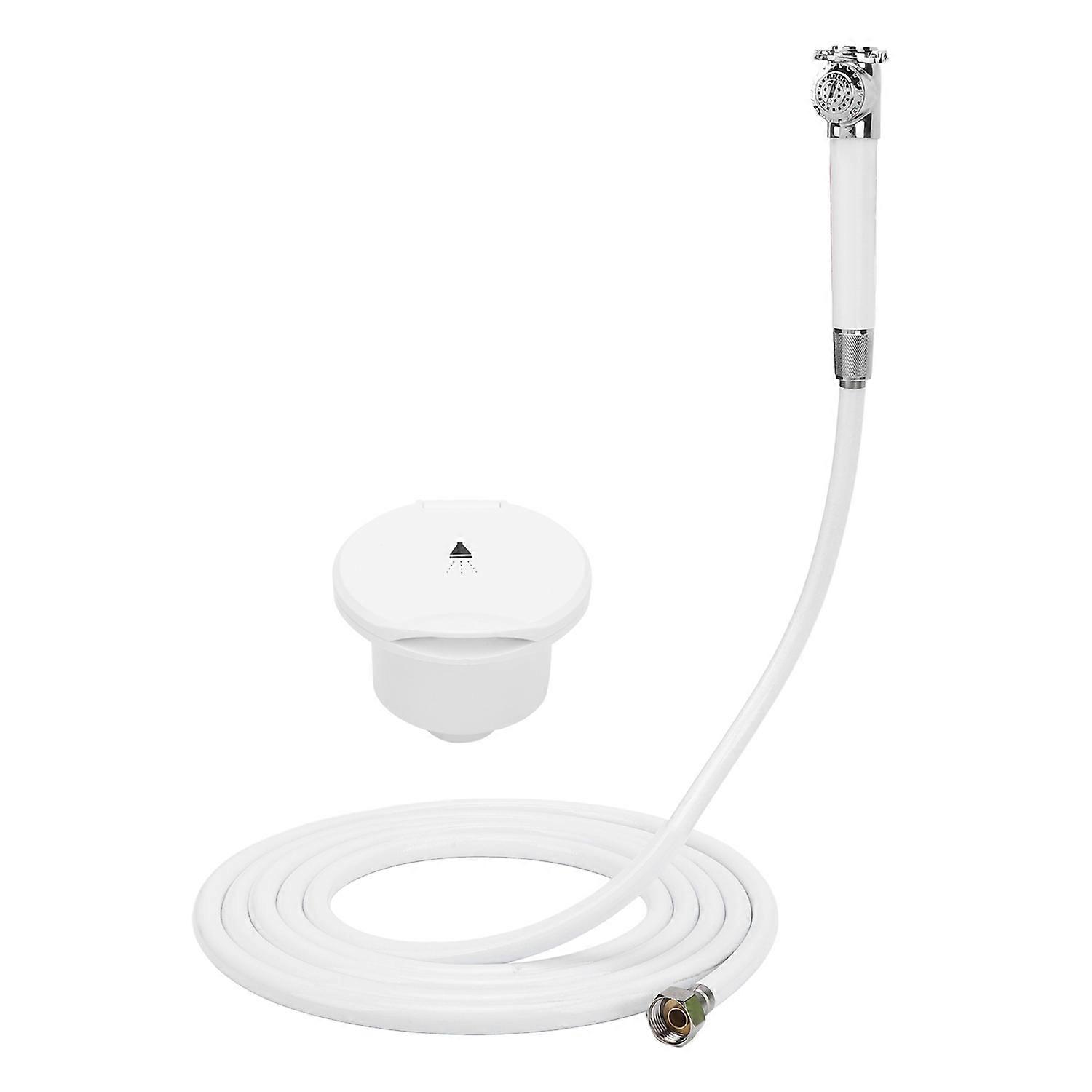 Recessed Shower Head Portable Mini Boat Shower Head Hand Pressed 316 Stainless Steel PVC Shower Head