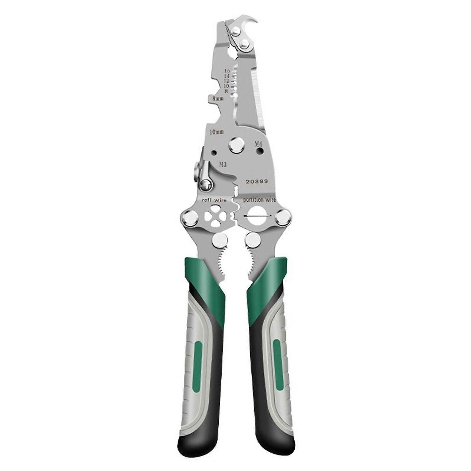 16/18 in 1 Wire Stripper Tool Multifunction Wire Strippers Wire Crimper Foldable Wire Stripping Electrical Wire Cutter