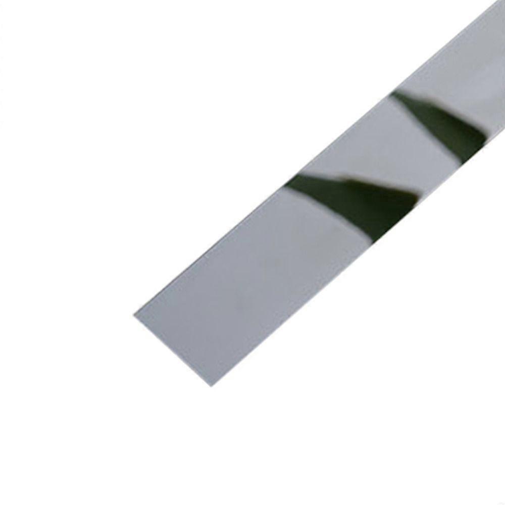 3Meter Mirror Wall Sticker Self-adhesive Stainless Steel Flat Decorative Line