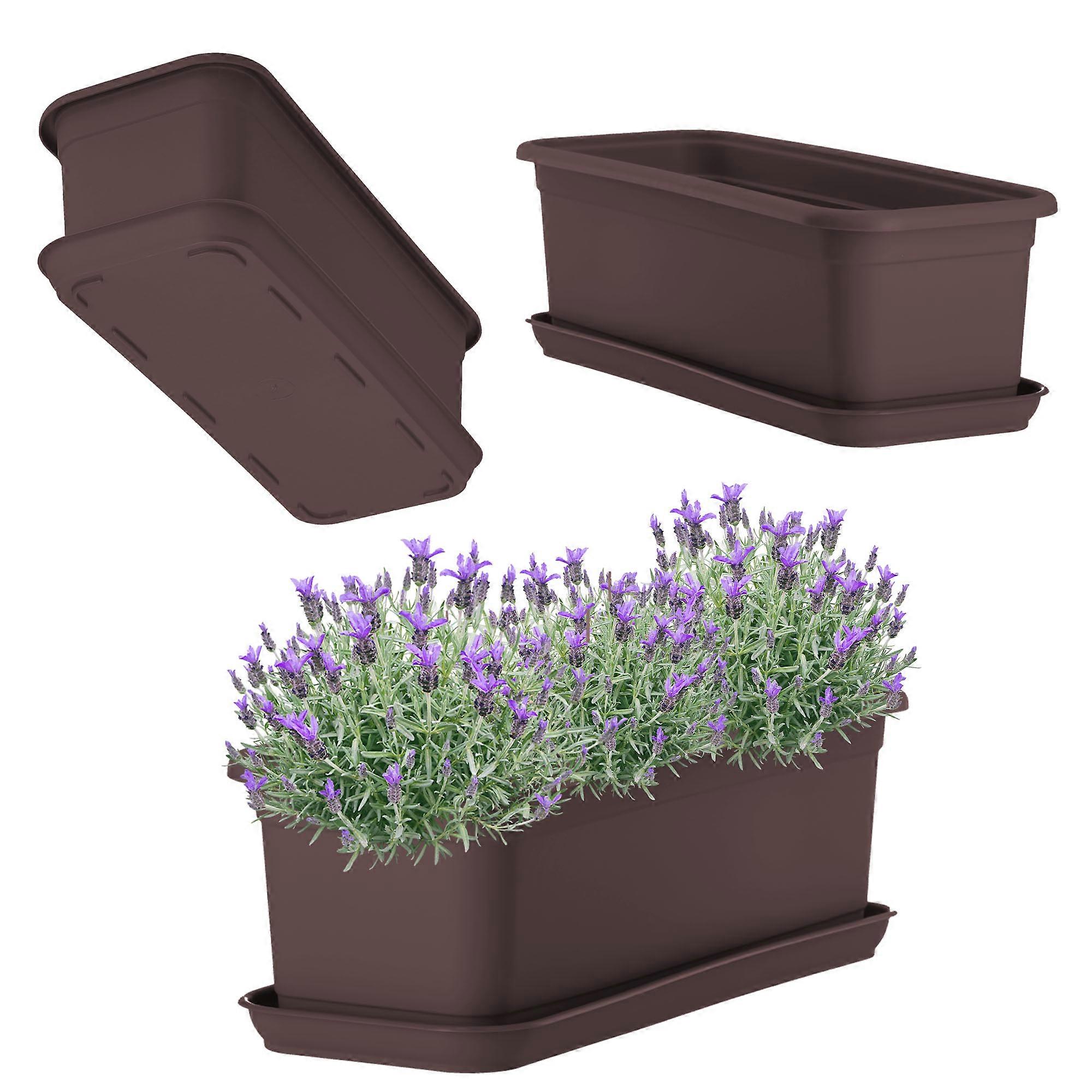 KADAX Balkonbak bloempot 40cm + standaard