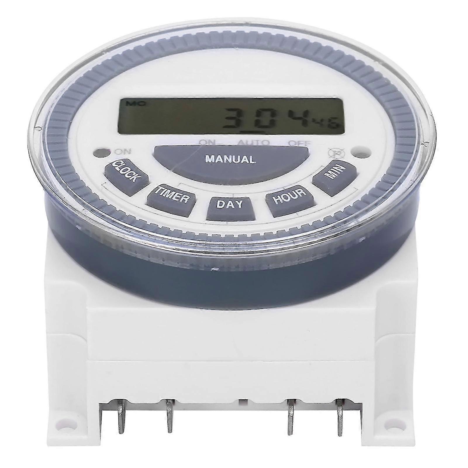 Timer Switch Electronic LCD Digital Display Time Control Switches TM619H‑2 DC12VAC