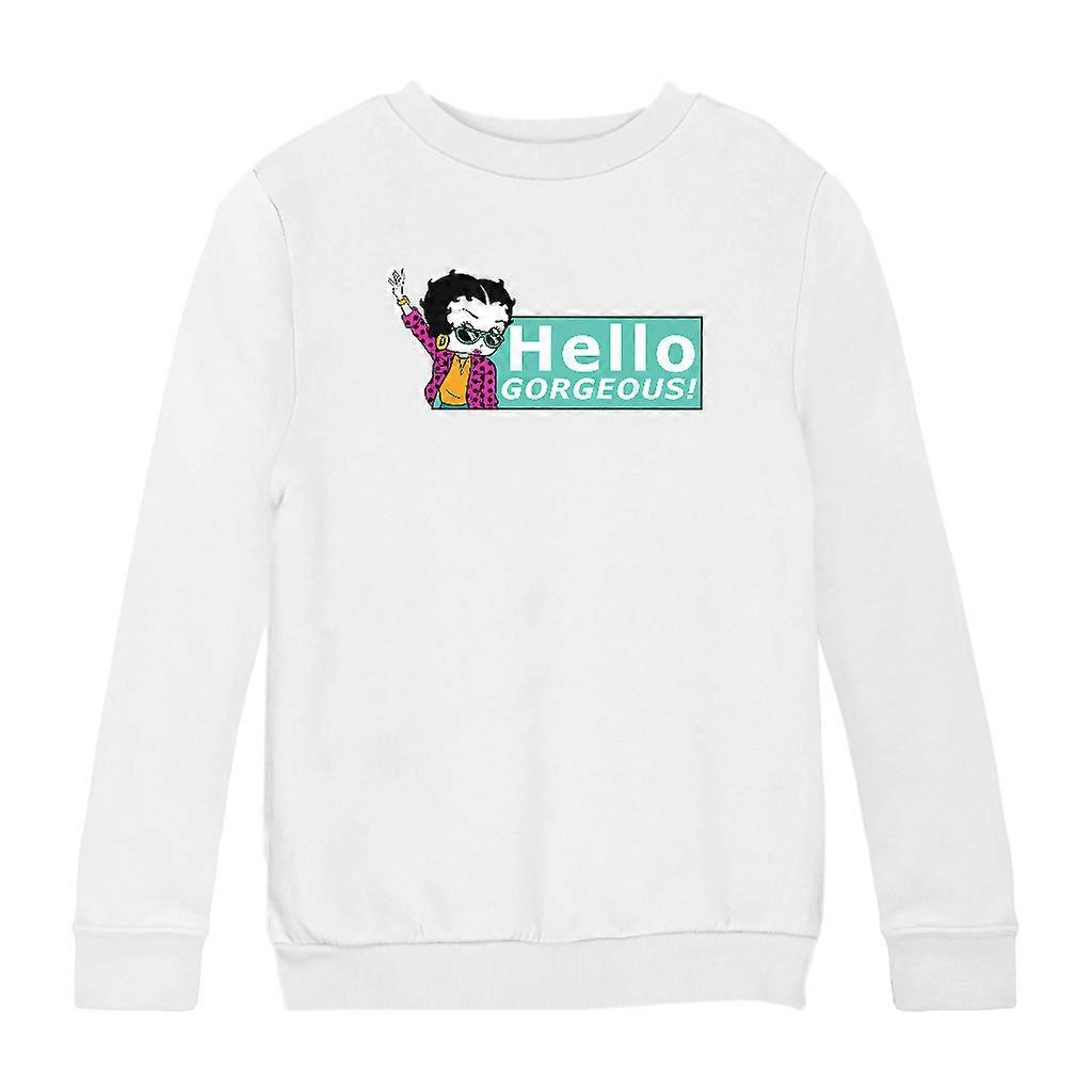 Betty Boop Hello Gorgeous! Kid's Sweatshirt