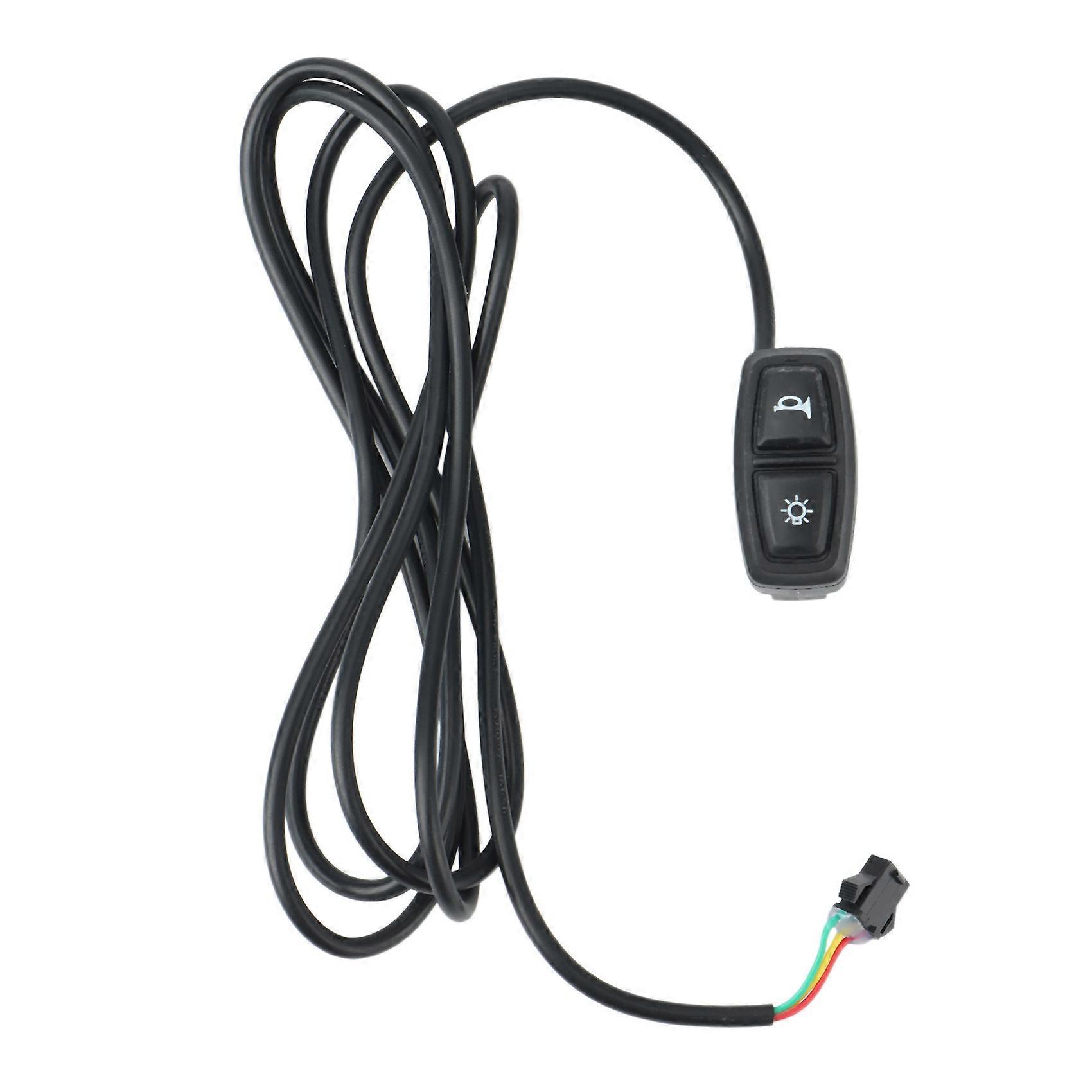 Ebike Light and Horn Switch Can Control Headlight Rear Lamp ON/OFF Electric Bicycle Parts