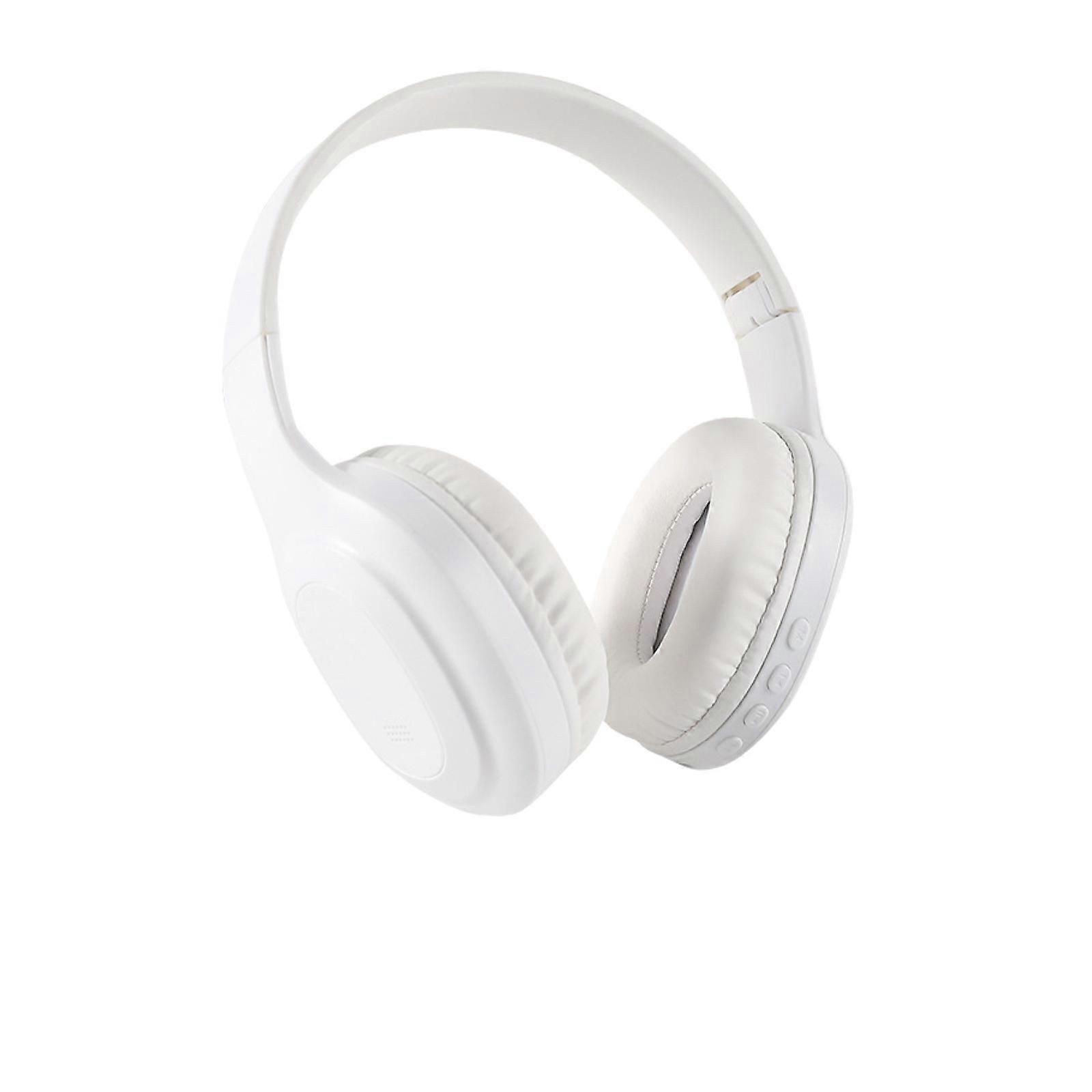 Over-ear Wireless Headset 180-hour Battery Microphone Supports AUX Audio Cable Connection Works With Bluetooth Devices Plugs In Card PUW1415