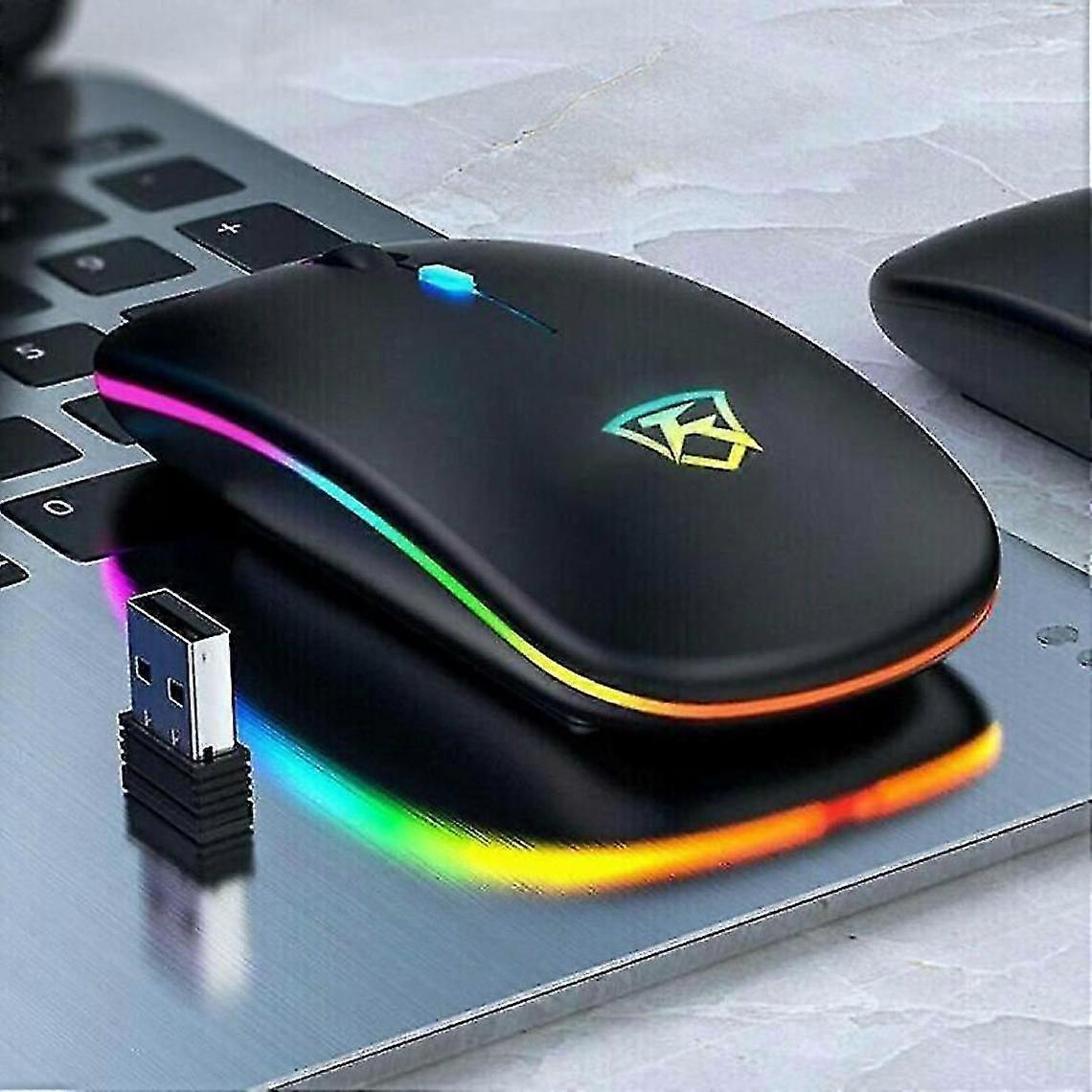 RGB Wireless Mouse OPTICE 2.4GHz Wireless Mouse Mouse for Laptop PC