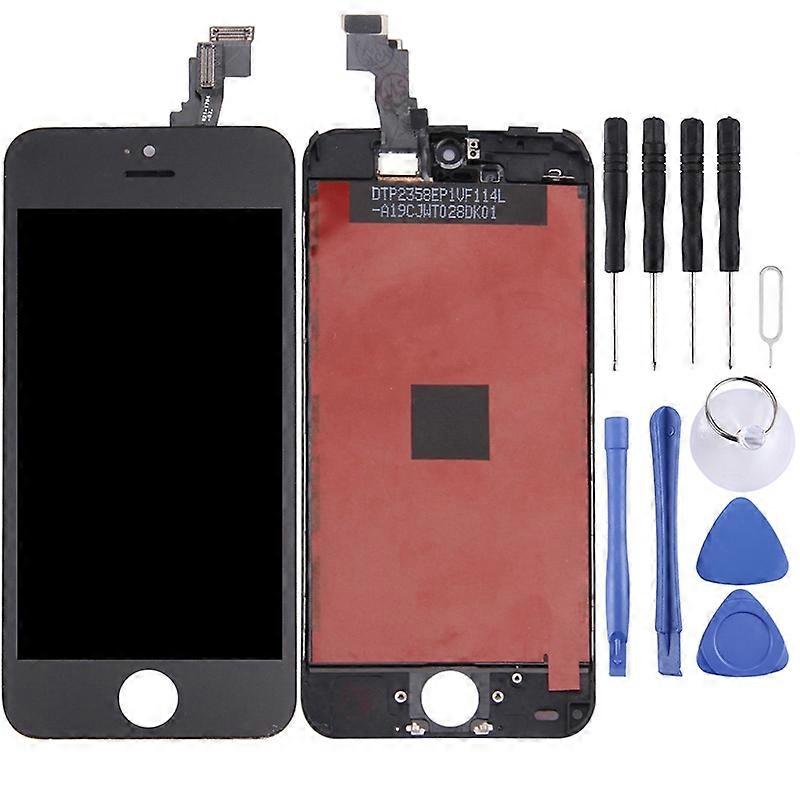 TFT LCD Screen with Frame for iPhone 5C (Black)