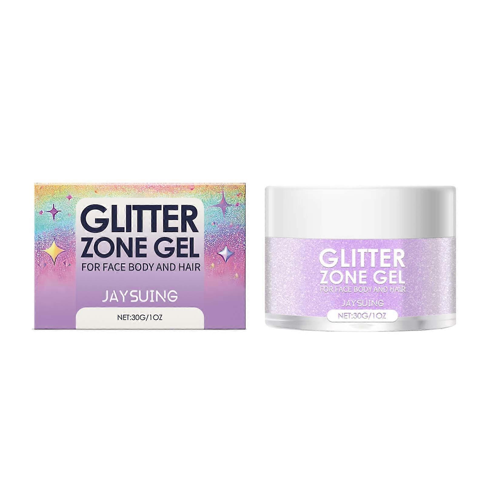 Glitter gel neon lilla