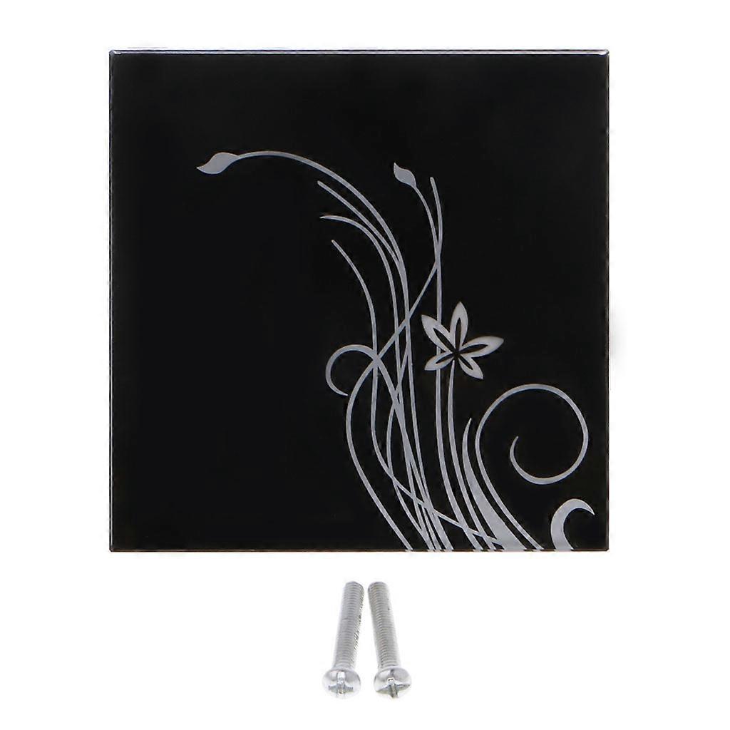 Wall Light for Touch Switch for Smart Home Automation Multi Function Glass Panel  Black