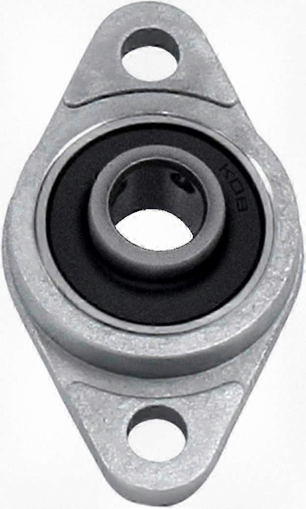 KFL Series Zinc Alloy Flanged Pillow Block Bearing with 10mm Bore & Set Screw Locking for Industrial Use.