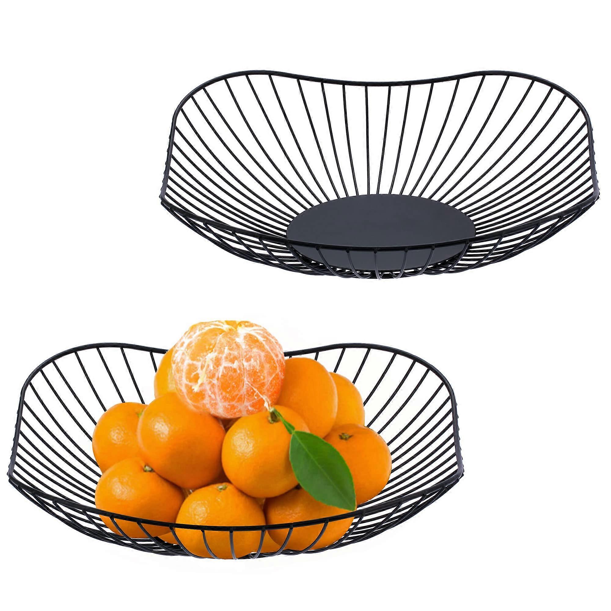 2 PCS Modern Creative Stylish Dish for Fruit Vegetables Bread Decorative Stand 11'