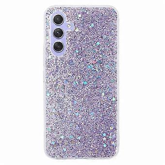 Compatible For Samsung Galaxy A54 5G Sequins Glitter Phone Case Soft TPU Back Cover