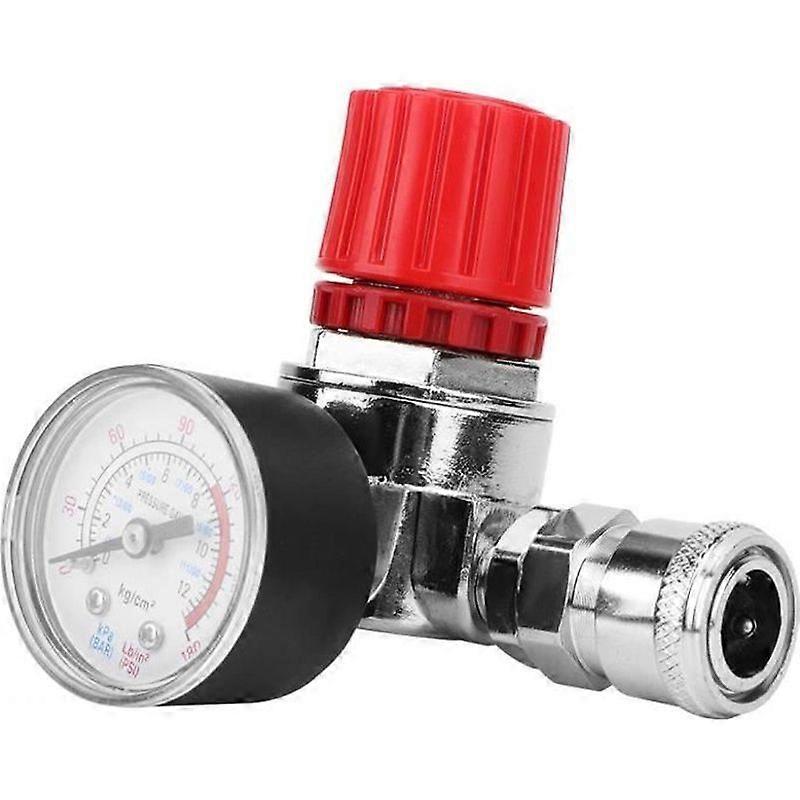Air Compressor Pressure Regulator Gauge - Brand - Model - Control Valve Switch