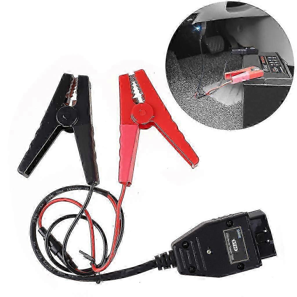 Auto ECU Memory Saver OBD-Kabel - BT30 Notstromkabel mit Batterieclip für Fahrzeugcomputer Backup_DP