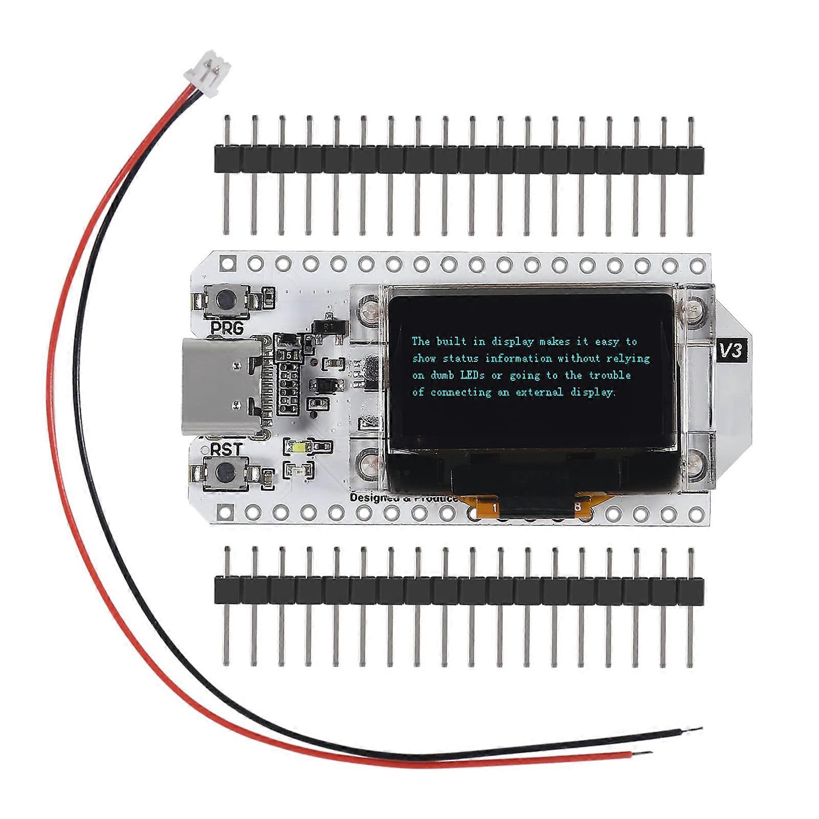 ESP32 OLED WiFi Kit V3 0.96 Inch Display USB Type-C Development Board with Bluetooth Compatibility