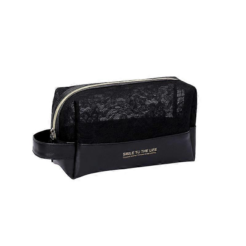 Large Capacity Cosmetic Tools Storage Bag, Spec: Octagon (Black)