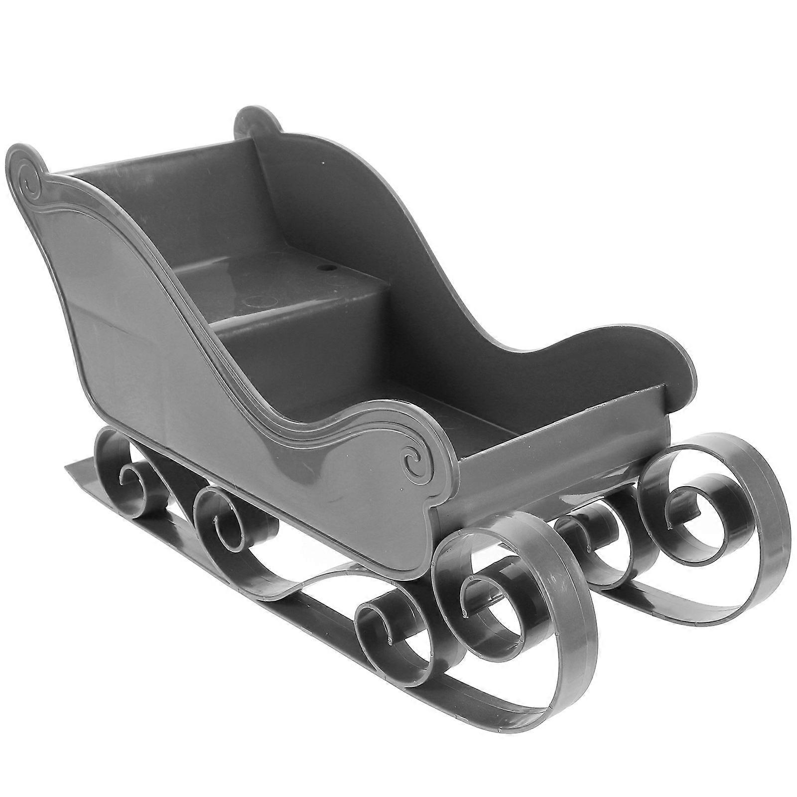 Slede juledekorasjon jul julenissen slede borddekorasjon sledepynt