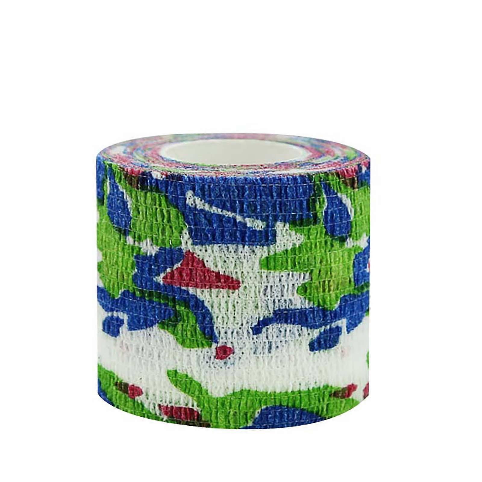 Camouflage Wrapped Elastic Bandage Elastic Kneepad Sports Bandage .cm X m AA