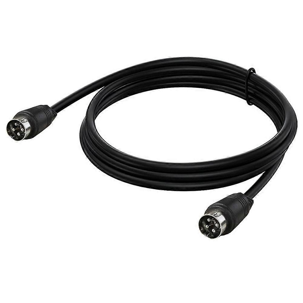MD DIN 4kolíkový napájecí kabel audio adaptéru AC/DC samec na samec