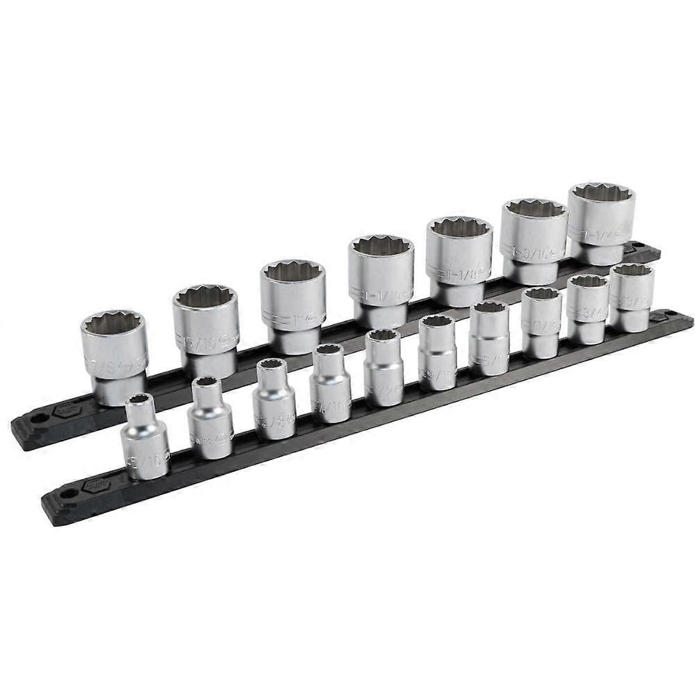 1/2' Drive Inch Socket Set, 21 Pcs