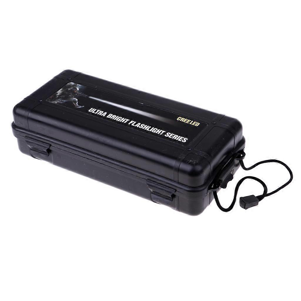 Hermetic Torch Survival Storage Box Flashlight Container