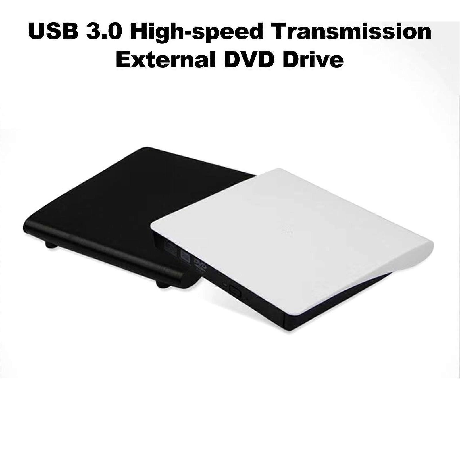 USB 3.0 External DVD Drive | High-Speed, Portable CD/DVD Burner for PC & Mac Systems